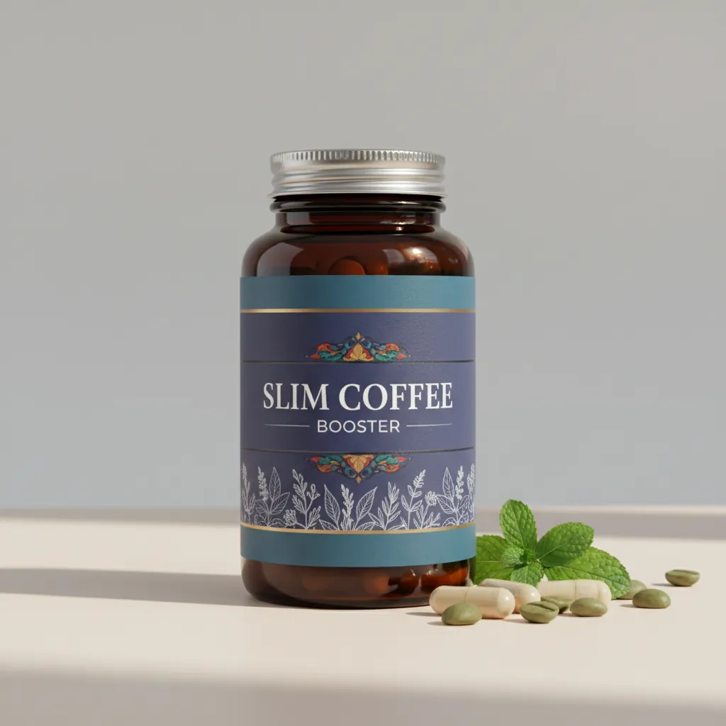 Slim Coffee Booster supplement box - botanical metabolism support supplement